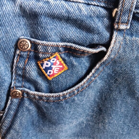 Vintage Women's Jeans 1/2 26 W  1990's POSTED WESTERN RANCH MOM DENIM Slim 26x31 - Picture 5 of 8